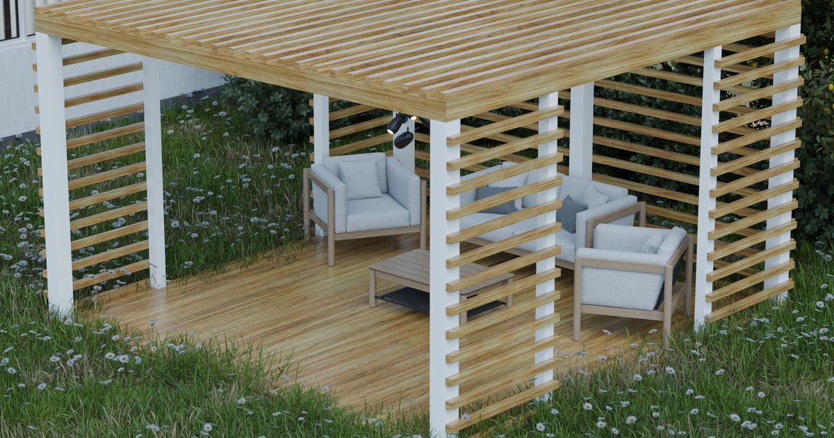 Pergola alebo prístrešok: čo sa viac oplatí do záhrady